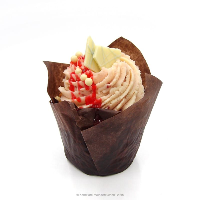 Cupcakes vegan Rhabarber vegan - Konditorei Wunderkuchen e.K.