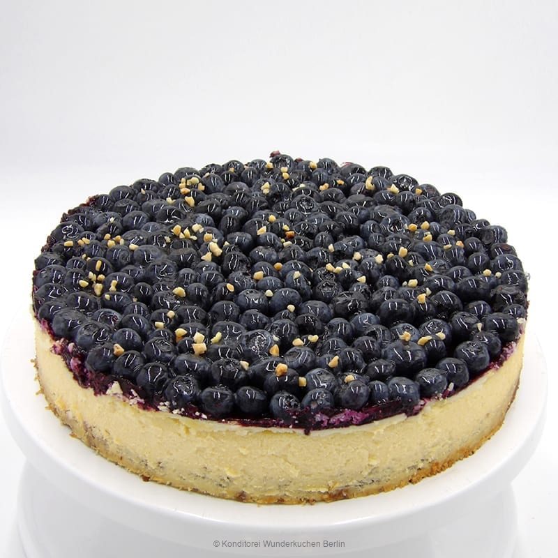 NY Cheesecake frische Blaubeeren glutenfrei - Konditorei Wunderkuchen e.K.