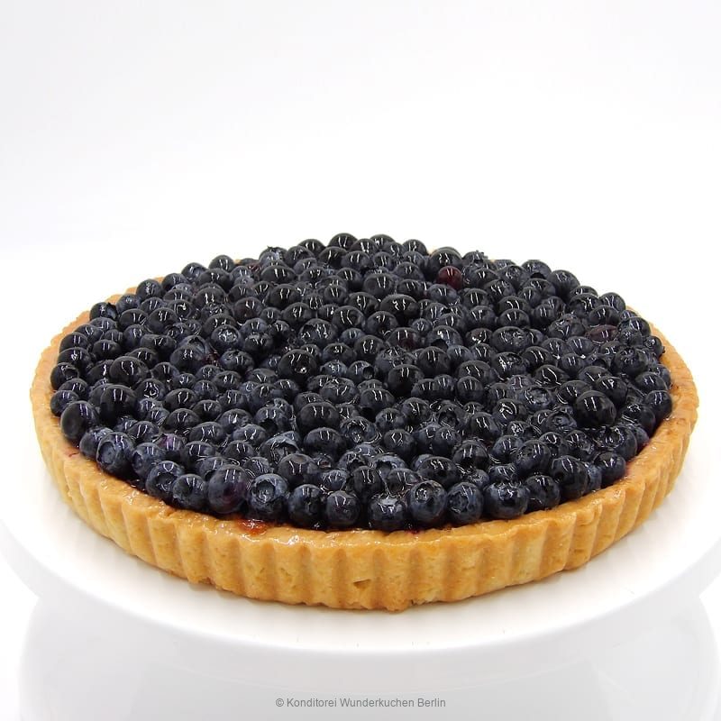 Tarte Mandel frische Blaubeeren - Konditorei Wunderkuchen e.K.