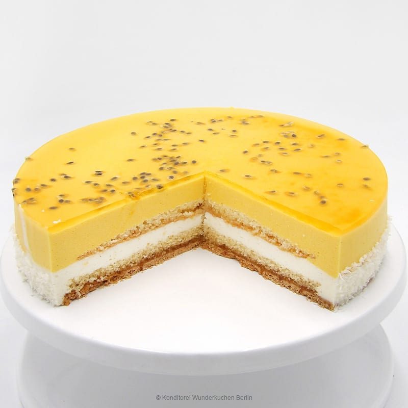 Mango-Maracuja-Torte - Konditorei Wunderkuchen e.K.