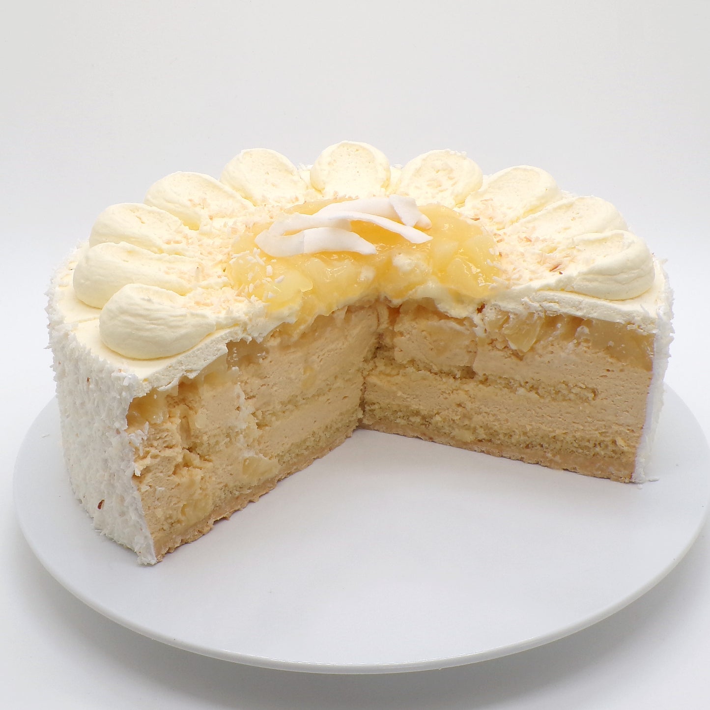 Kokos-Sahne-Ananas Torte
