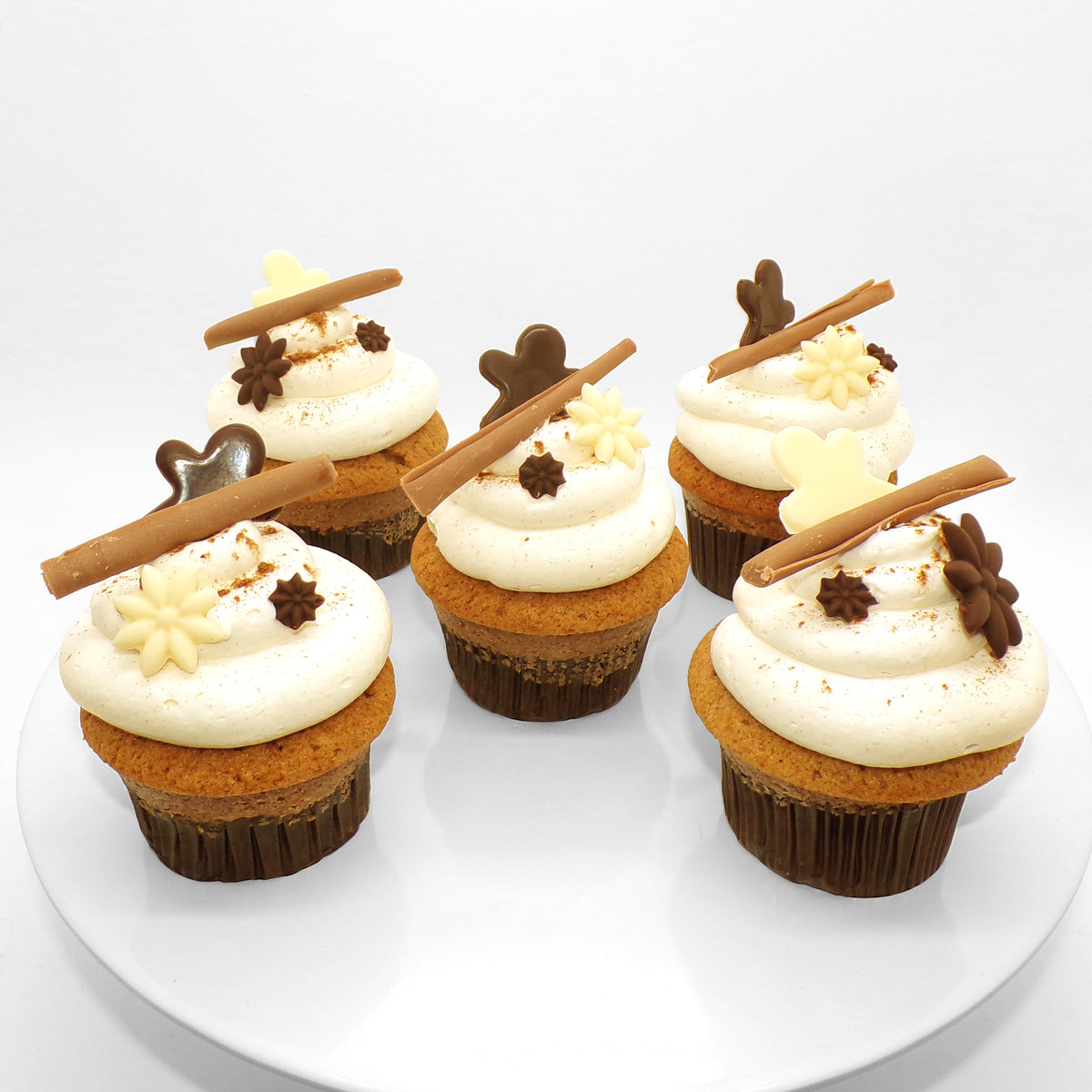 Lebkuchen Cupcakes 5er Set - Konditorei Wunderkuchen e.K.