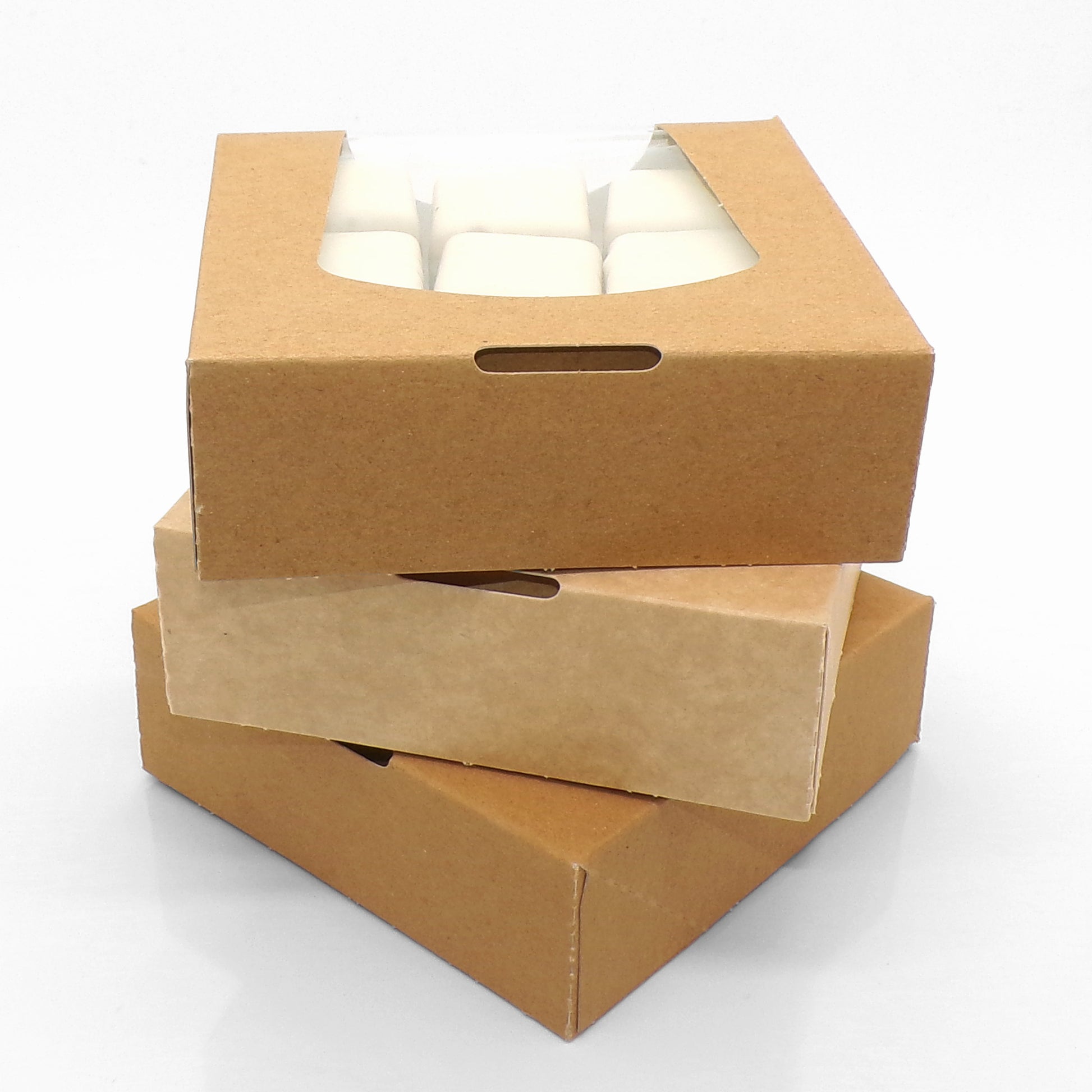 Feinste Dominosteine 9er Box Weiße Dominosteine 9 Stk Drei Kartons - 5% Rabatt - Konditorei Wunderkuchen e.K.