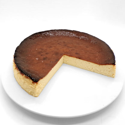 Käsekuchen baskisch (San Sebastian)