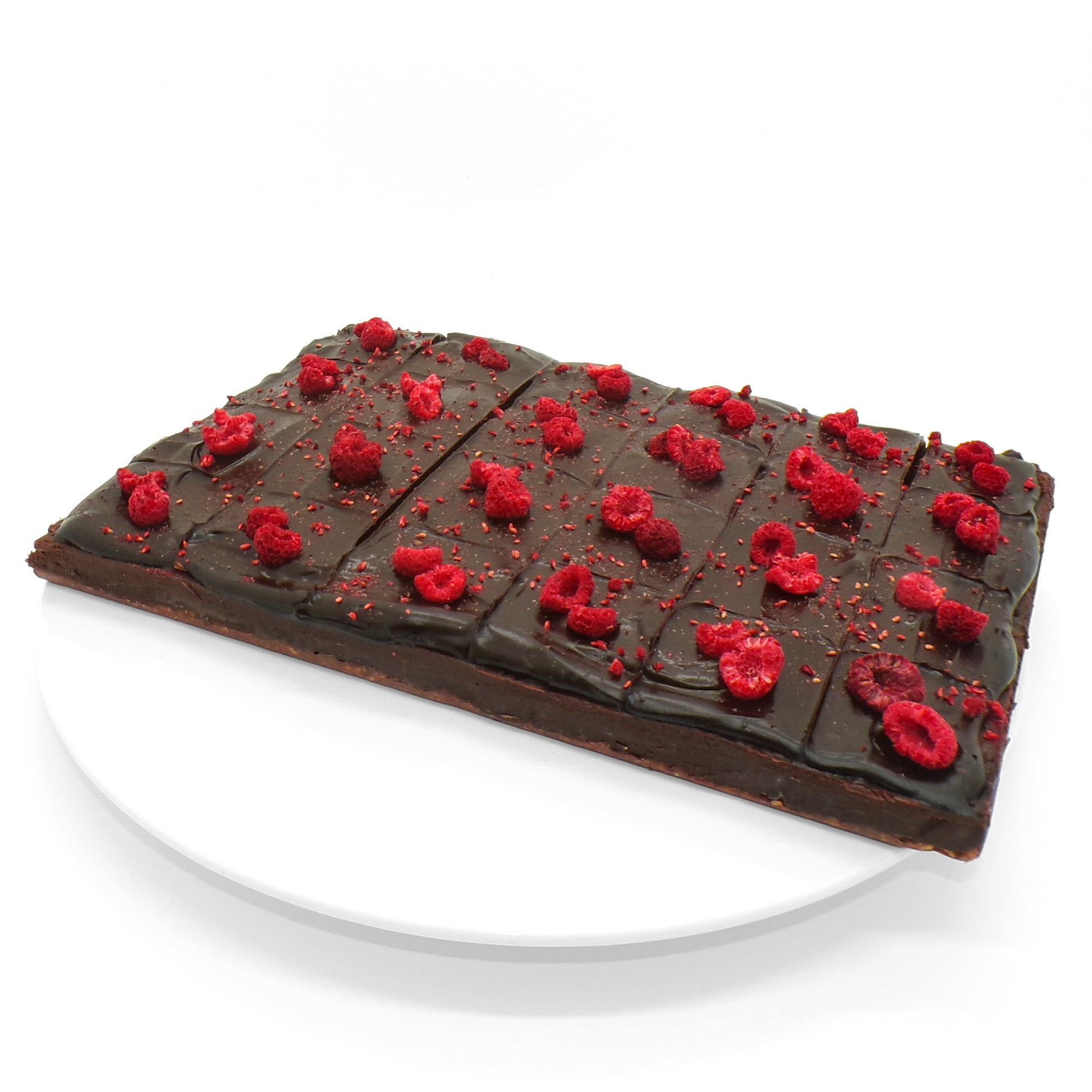 Brownies vegan Himbeer 28 x 19 cm mit 24 Stück - Konditorei Wunderkuchen e.K.