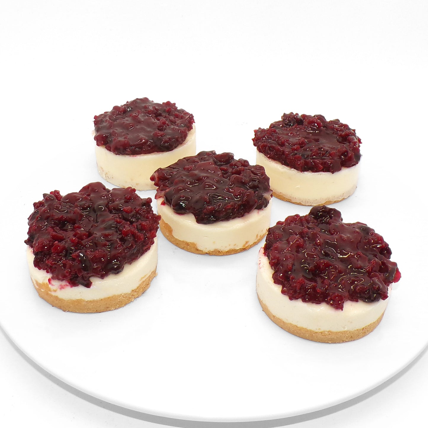 Törtchen NY Ø 8 cm 5er Set Cassis 5 Stk - Konditorei Wunderkuchen e.K.