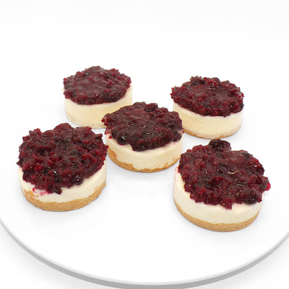 Törtchen NY Ø 8 cm 5er Set Cassis 5 Stk - Konditorei Wunderkuchen e.K.