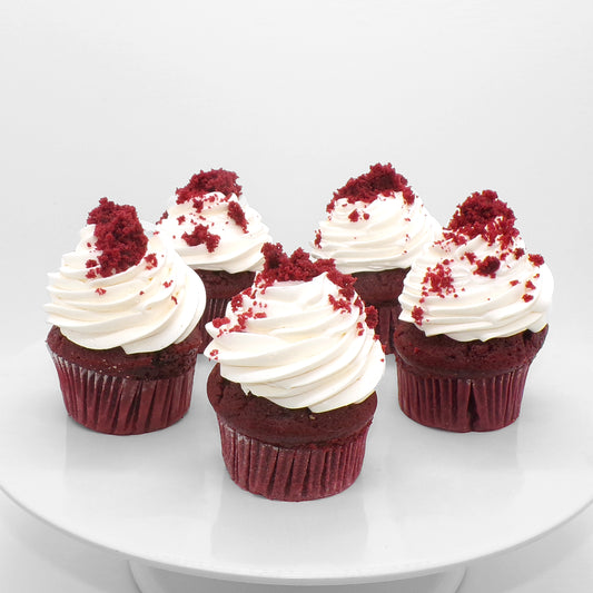 Cupcake Velvet Buttermilch 5er Set Red Velvet 5er Set - Konditorei Wunderkuchen e.K.