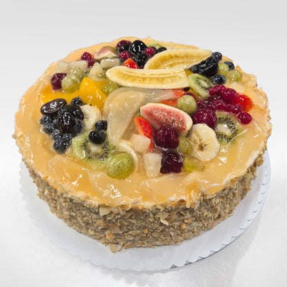 Obstkuchen glutenfrei und vegan
