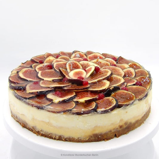 NY Cheesecake frische Feige glutenfrei Default Title - Konditorei Wunderkuchen e.K.