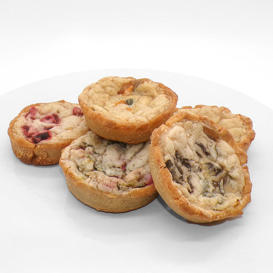 Mini Quiches glutenfrei und vegan 10er Mix - Konditorei Wunderkuchen e.K.