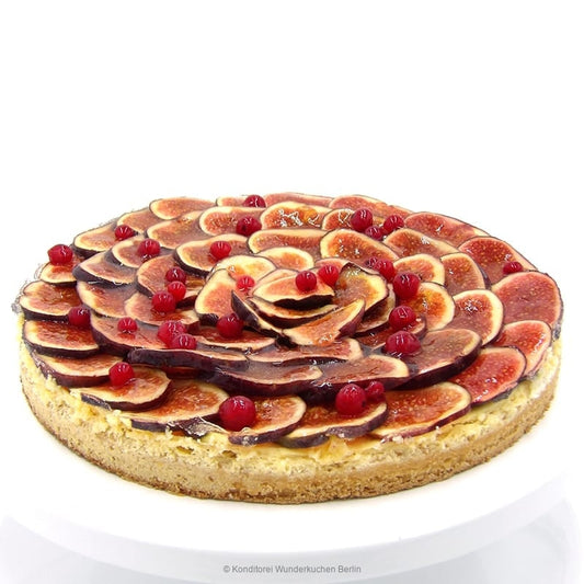 Tarte Sour Cream frische Feige glutenfrei Default Title - Konditorei Wunderkuchen e.K.