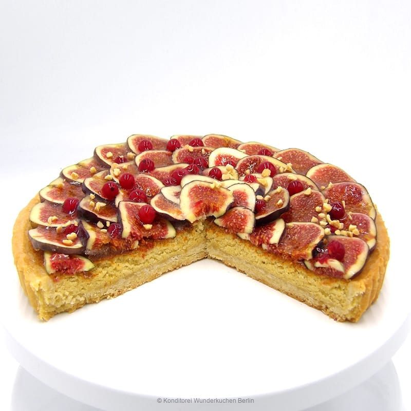 Tarte Mandel frische Feige - Konditorei Wunderkuchen e.K.