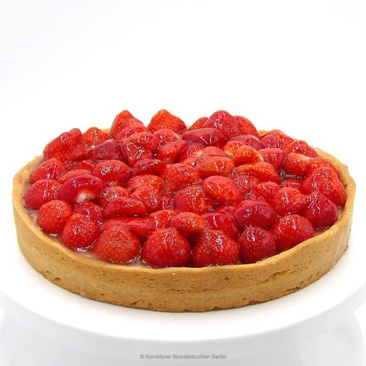 Tarte Sour Cream frische Erdbeeren - Konditorei Wunderkuchen e.K.