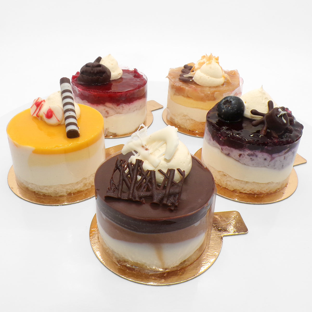 Törtchen 5er-Sets – Konditorei Wunderkuchen e.K