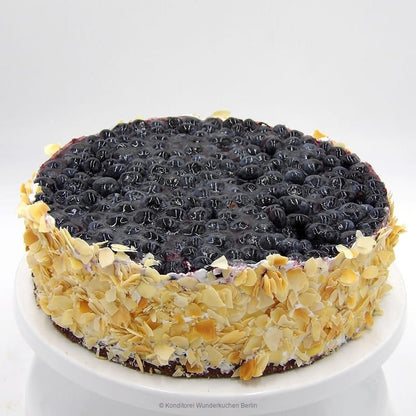 Obstkuchen frische Blaubeeren vegan - Konditorei Wunderkuchen e.K.