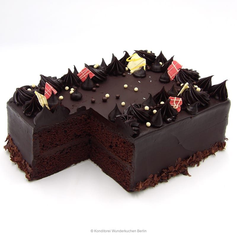 Kuchen Schokolade groß eckig. Online Shop und Lieferservice Kuchen Torten Berlin