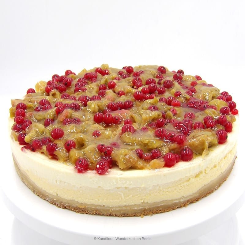 NY Cheesecake Frucht Rhabarber. Online Shop und Lieferservice Kuchen Torten Berlin-