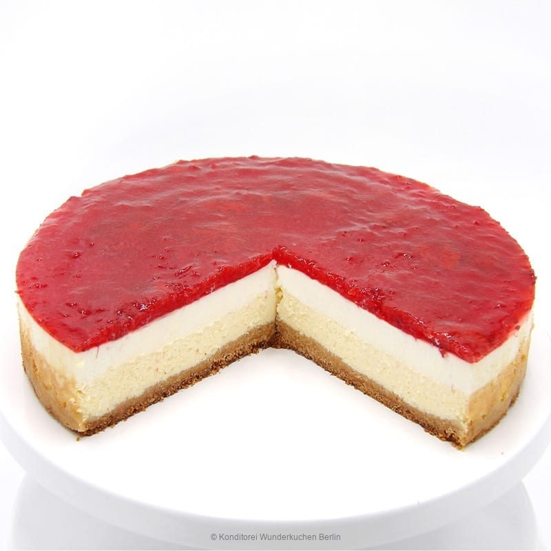 NY Cheesecake Spiegel Erdbeere. Online Shop und Lieferservice Kuchen Torten Berlin-