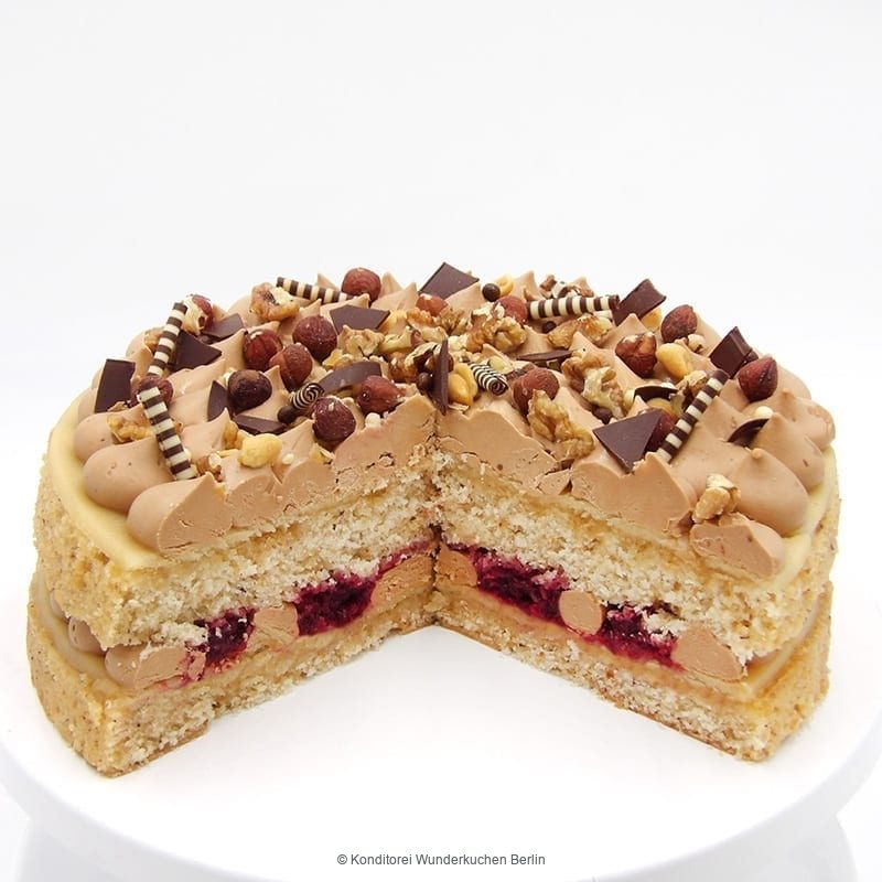 Nougat Torte. Online Shop und Lieferservice Kuchen Torten Berlin-