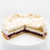 Wölkchen Cassis Torte. Online Shop und Lieferservice Kuchen Torten Berlin-