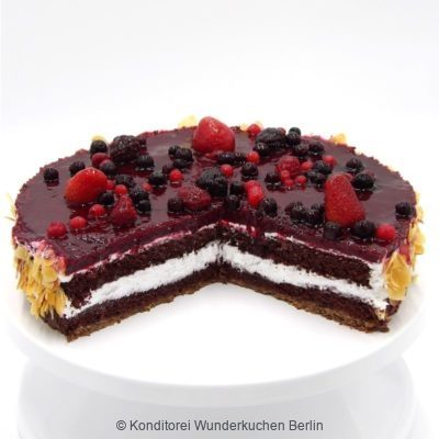 torte-waldfrucht-vegan-. Online Shop und Lieferservice Kuchen Torten Berlin-